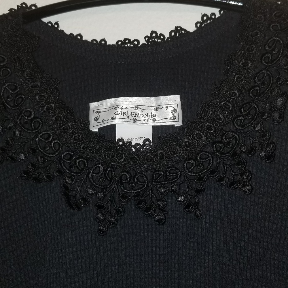 Girlfriends black maxi dress